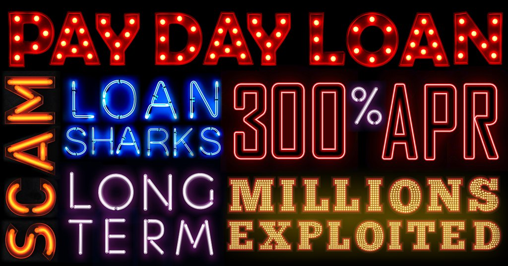 Payday lending neon signs 6-2-2016