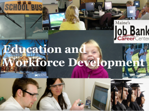 Education and Workforce Development