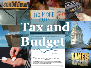 Tax and Budget